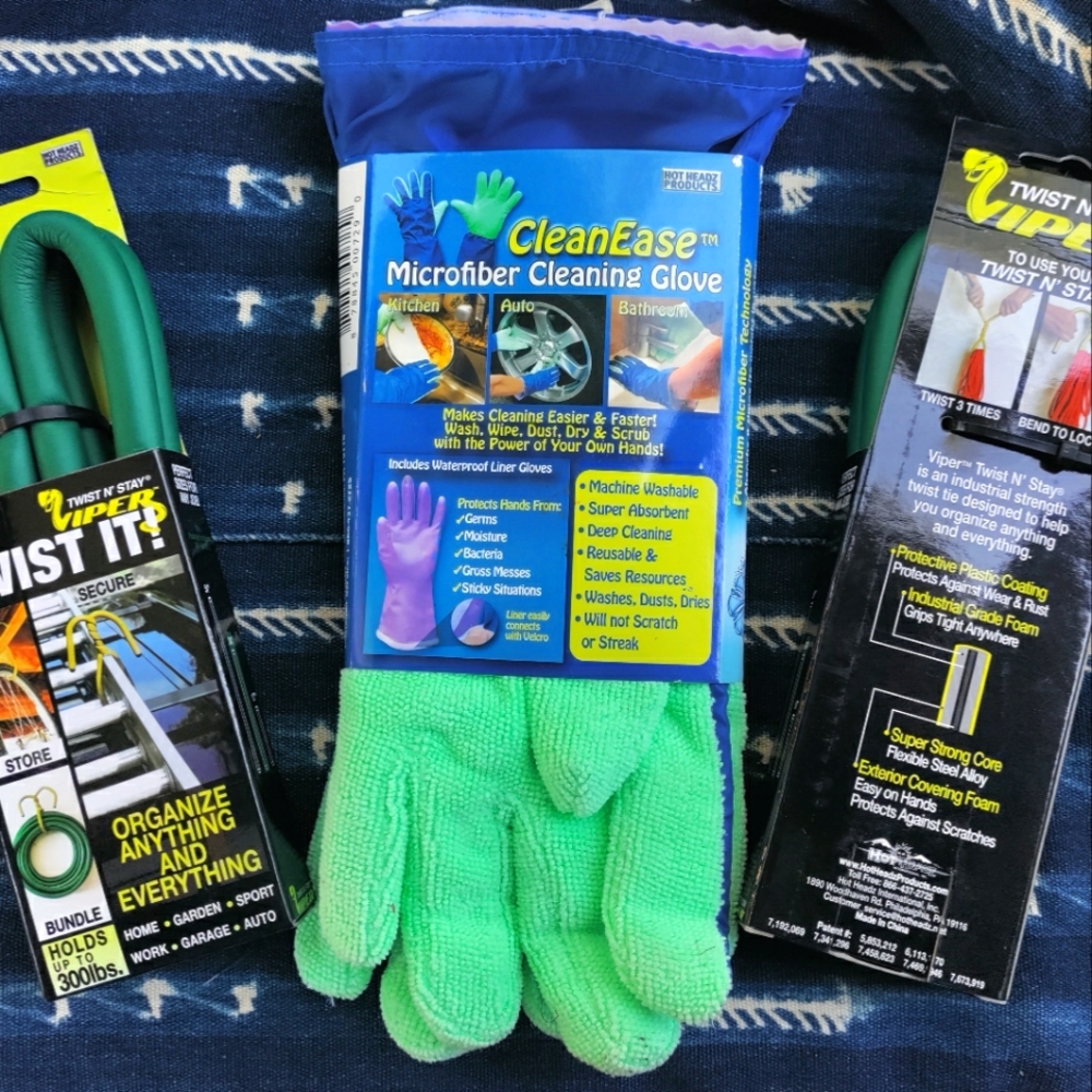 3pk- 2 Twist It/ 1 Microfiber Glove